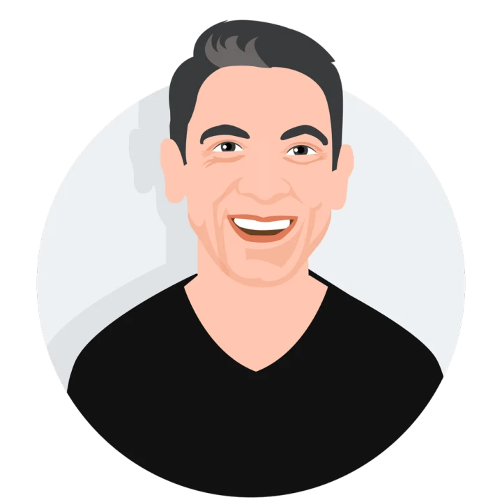 Illustrated portrait of Dom Cappuccilli